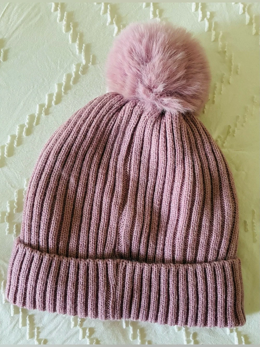 Canada weather gear pink beanie. Women winter hat gorpcore